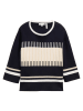 Tom Tailor Sweter w kolorze granatowo-beżowym