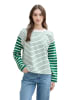 TOM TAILOR Denim Sweatshirt groen/wit