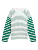 TOM TAILOR Denim Sweatshirt groen/wit