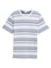Tom Tailor Shirt blauw/wit