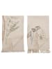 Bloomingville 2er-Set: Geschirrtücher "Bea" in Creme - (L)70 x (B)45 cm