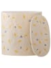 Bloomingville Vorratsdose "Pippine" in Creme - (B)16,5 x (H)19 x (T)9,5 cm