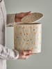 Bloomingville Vorratsdose "Pippine" in Creme - (B)16,5 x (H)19 x (T)9,5 cm