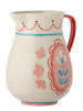 Bloomingville Krug "Odina" in Rosa/ Weiß - (H)24 x  Ø 17 cm