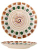Bloomingville Speiseteller "Shama" in Grün/ Hellbraun - Ø 27 cm