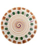 Bloomingville Dinerbord "Shama" groen/lichtbruin - Ø 27 cm
