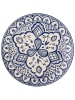 Bloomingville Dinerbord "Karlie" blauw - Ø 27,5 cm