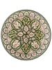 Bloomingville Dinerbord "Shama" groen/bruin - Ø 27,5 cm