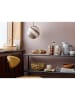 Bloomingville 2-delige set: zout- en pepermolen "Sabri" beige/bruin - (H)18 x  Ø 5,5 cm
