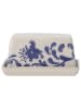 Bloomingville Butterdose "Petunia" in Blau/ Weiß - (B)17 x (H)7 x (T)12 cm