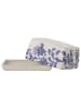 Bloomingville Botervloot "Petunia" blauw/wit - (B)17 x (H)7 x (D)12 cm