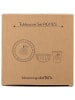 Bloomingville 3-delige kinderserviesset oranje/beige/wit