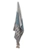 Bloomingville Plaid "Milas" blauw - (L)160 x (B)130 cm