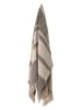 Bloomingville Plaid "Fidan" groen/beige - (L)160 x (B)130 cm
