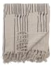 Bloomingville Plaid "Celly" in Creme - (L)160 x (B)130 cm