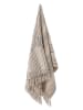 Bloomingville Plaid "Celly" in Creme - (L)160 x (B)130 cm
