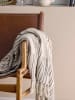 Bloomingville Plaid "Celly" in Creme - (L)160 x (B)130 cm
