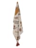 Bloomingville Plaid "Bryn" in Braun/ Creme - (L)160 x (B)130 cm