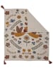Bloomingville Plaid "Bryn" in Braun/ Creme - (L)160 x (B)130 cm