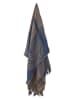 Bloomingville Plaid "Tiffanie" in Blau/ Braun - (L)160 x (B)130 cm