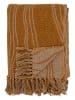 Bloomingville Plaid "Ginna" bruin - (L)160 x (B)130 cm