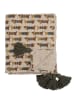 Bloomingville Plaid "Charlie" beige/bruin - (L)160 x (B)130 cm
