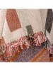 Bloomingville Pled "Toscana" w kolorze kremowo-jasnoróżowym - 160 x 130 cm
