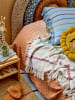 Bloomingville Plaid "Frey" meerkleurig - (L)160 x (B)130 cm
