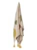 Bloomingville Pled "Clennie" w kolorze kremowo-zielonym - 160 x 130 cm