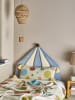 Bloomingville Pled "Clennie" w kolorze kremowo-zielonym - 160 x 130 cm