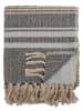 Bloomingville Pled "Ferrara" w kolorze niebieskim - 160 x 130 cm