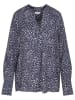 Seidensticker Blouse donkerblauw/wit