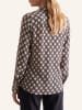 Seidensticker Hemd in Beige/ Dunkelbraun