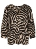 Seidensticker Bluse in Beige/ Schwarz