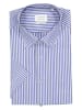 Eterna Blouse - comfort fit - blauw/wit
