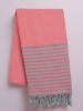 Samimi Hamamdoek "Sahara" roze/grijs - (L)180 x (B)100 cm