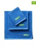 Benetton 3tlg. Handtuchset in Blau