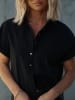 Milan Kiss Bluse in Schwarz
