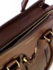 COCCINELLE Leder-Henkeltasche in Hellbraun - (B)36 x (H)26 x (T)15 cm