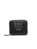 Pinko Leder-Geldbörse in Schwarz - (B)12 x (H)10 x (T)3 cm