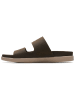 Clarks Leder-Pantoletten "Sunder Coast" in Oliv