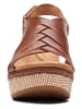 Clarks Leren haksandalen "Elleri Grace" lichtbruin