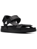 Clarks Leren sandalen "Sunder Range" zwart