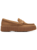 Clarks Leren mocassins "Torhill Penny" lichtbruin