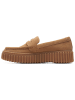 Clarks Leren mocassins "Torhill Penny" lichtbruin