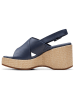 Clarks Leren haksandalen "Manon Wish" donkerblauw