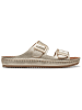 Clarks Leder-Pantoletten "Brookleigh Sun" in Gold