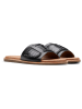 Clarks Leren slippers "Maritime Mule" zwart