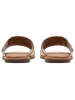 Clarks Leder-Pantoletten "Maritime Mule" in Gold