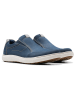 Clarks Leder-Slipper "Mapstone Step" in Dunkelblau